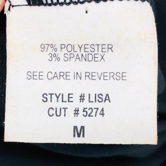 Mesmerize Black Surplice Neckline Half Sleeve Lisa Midi Dress size M - Picture 7 of 16